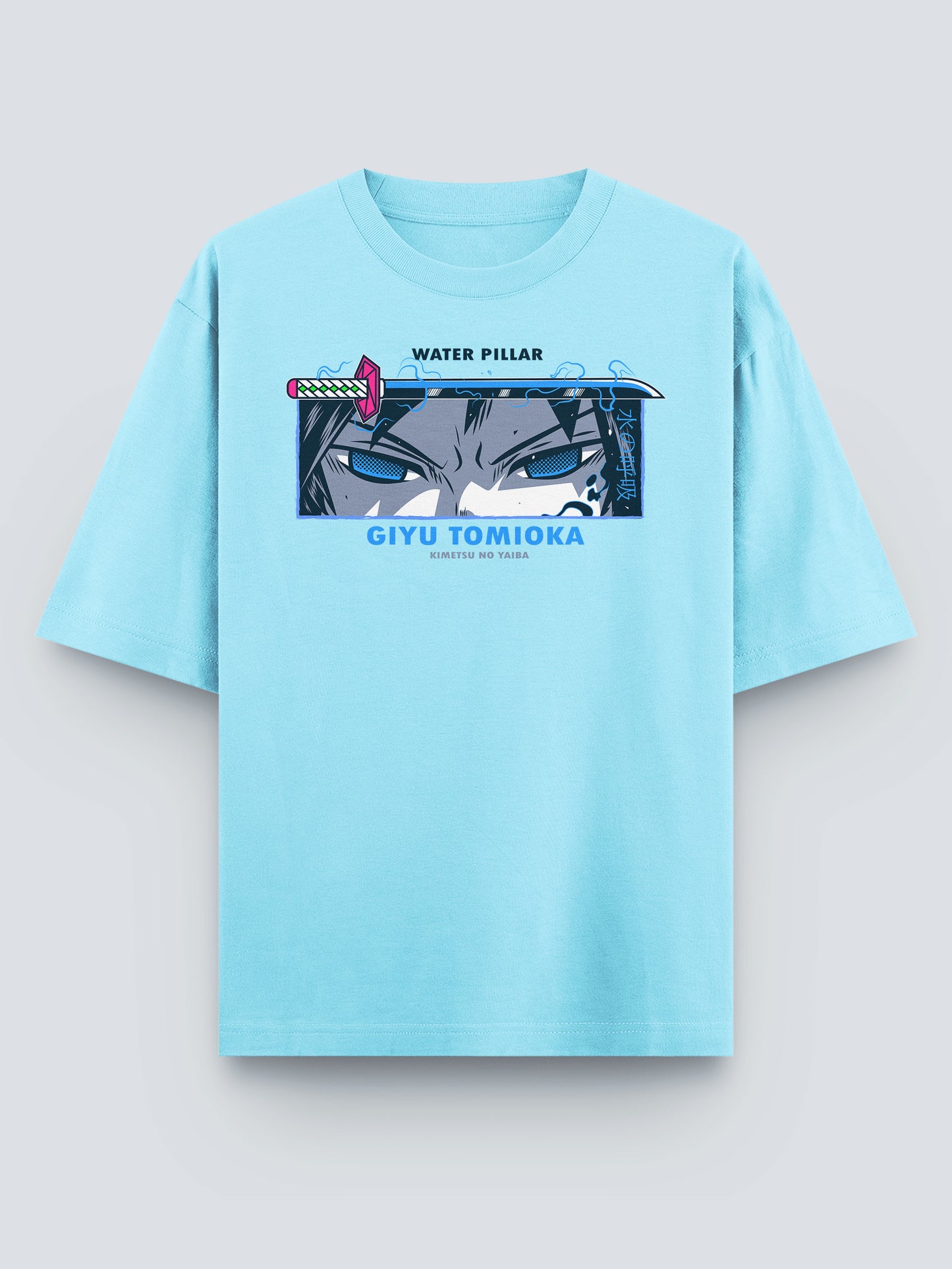 Tomioka Giyu – Water Breathing Oversized T-Shirt