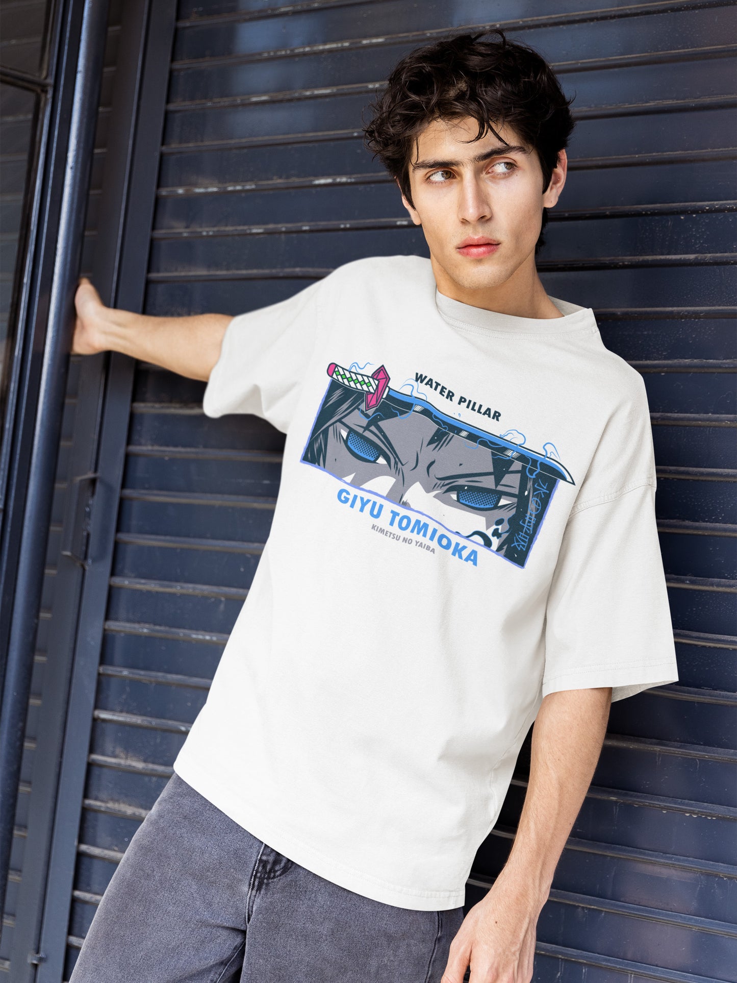 Tomioka Giyu – Water Breathing Oversized T-Shirt
