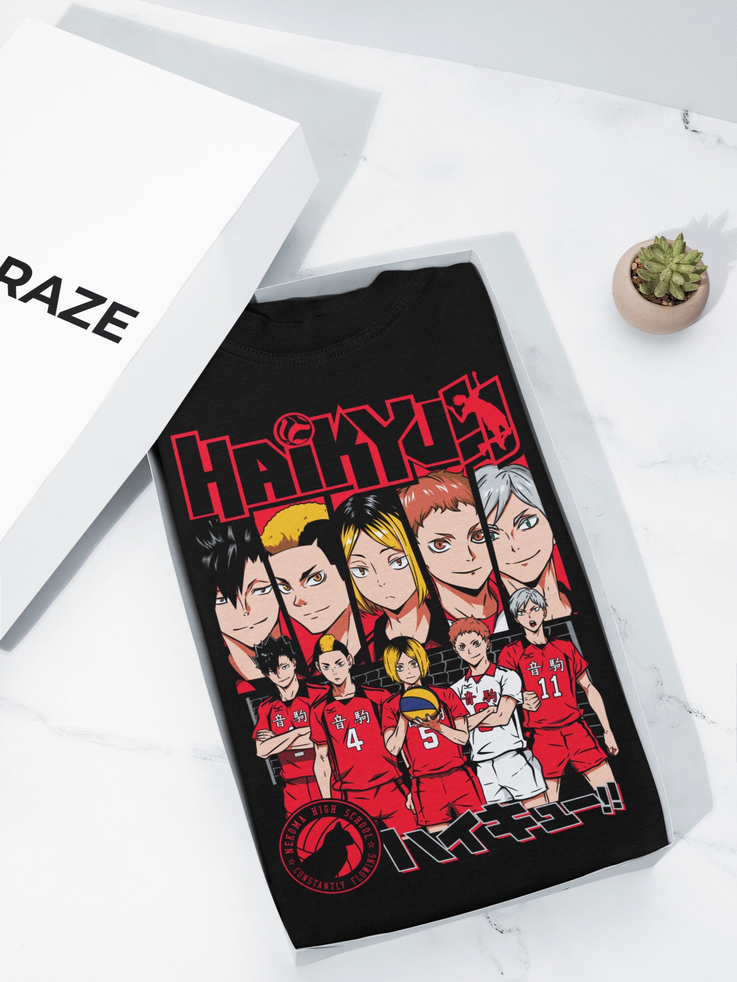 Haikyuu!! Nekoma Squad Oversized T-Shirt