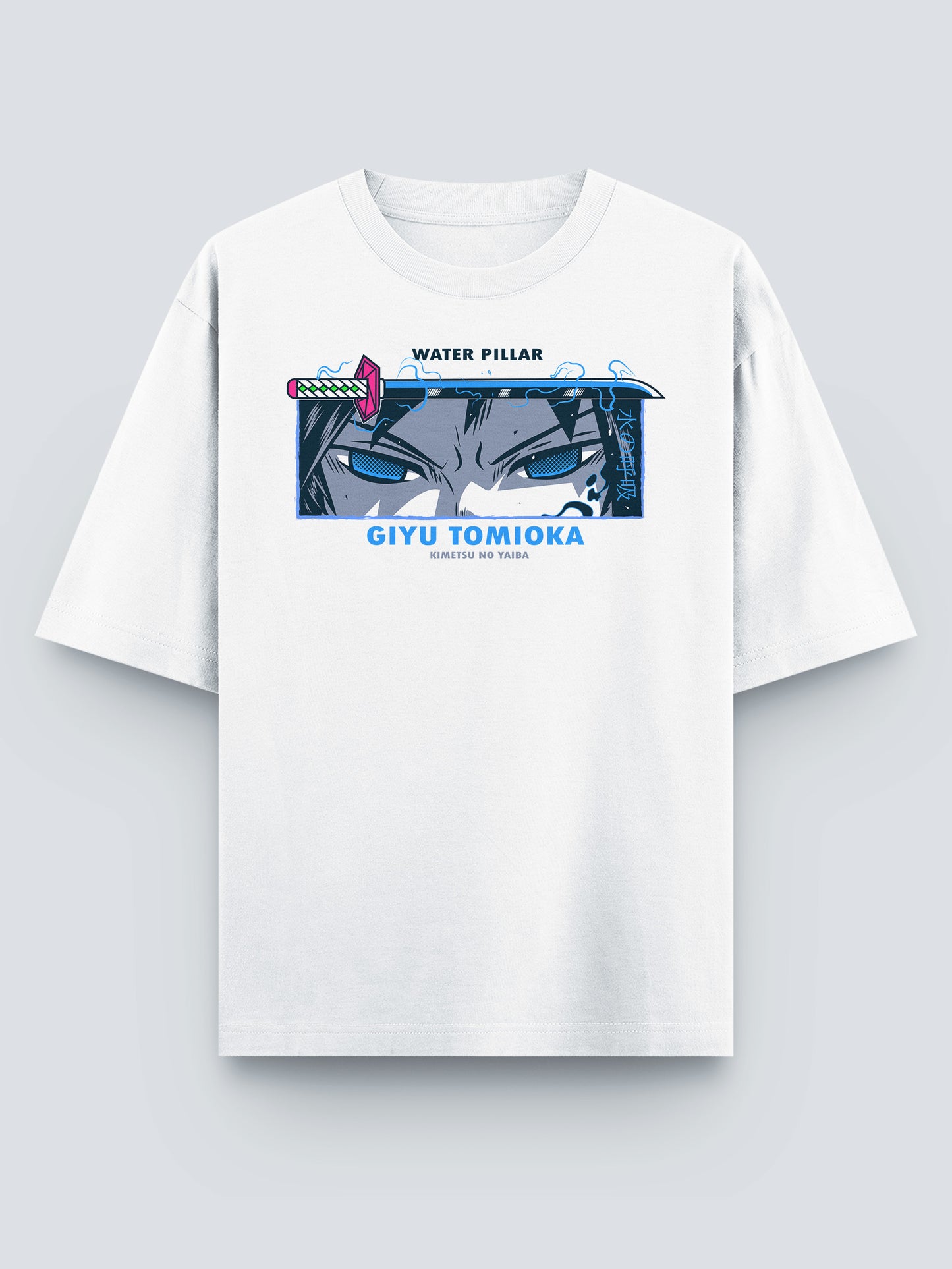 Tomioka Giyu – Water Breathing Oversized T-Shirt