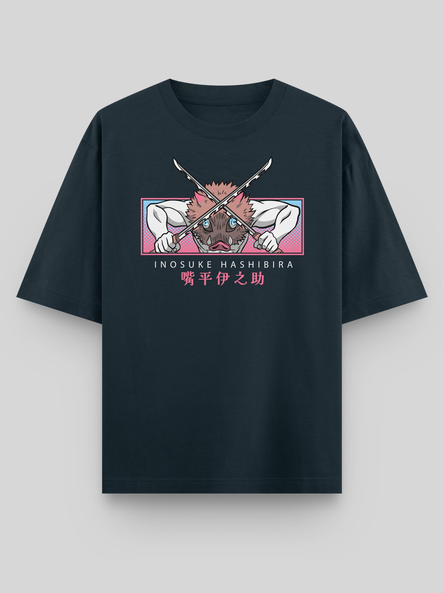 Inosuke Oversized Anime T-Shirt – Beast Breathing Editionn