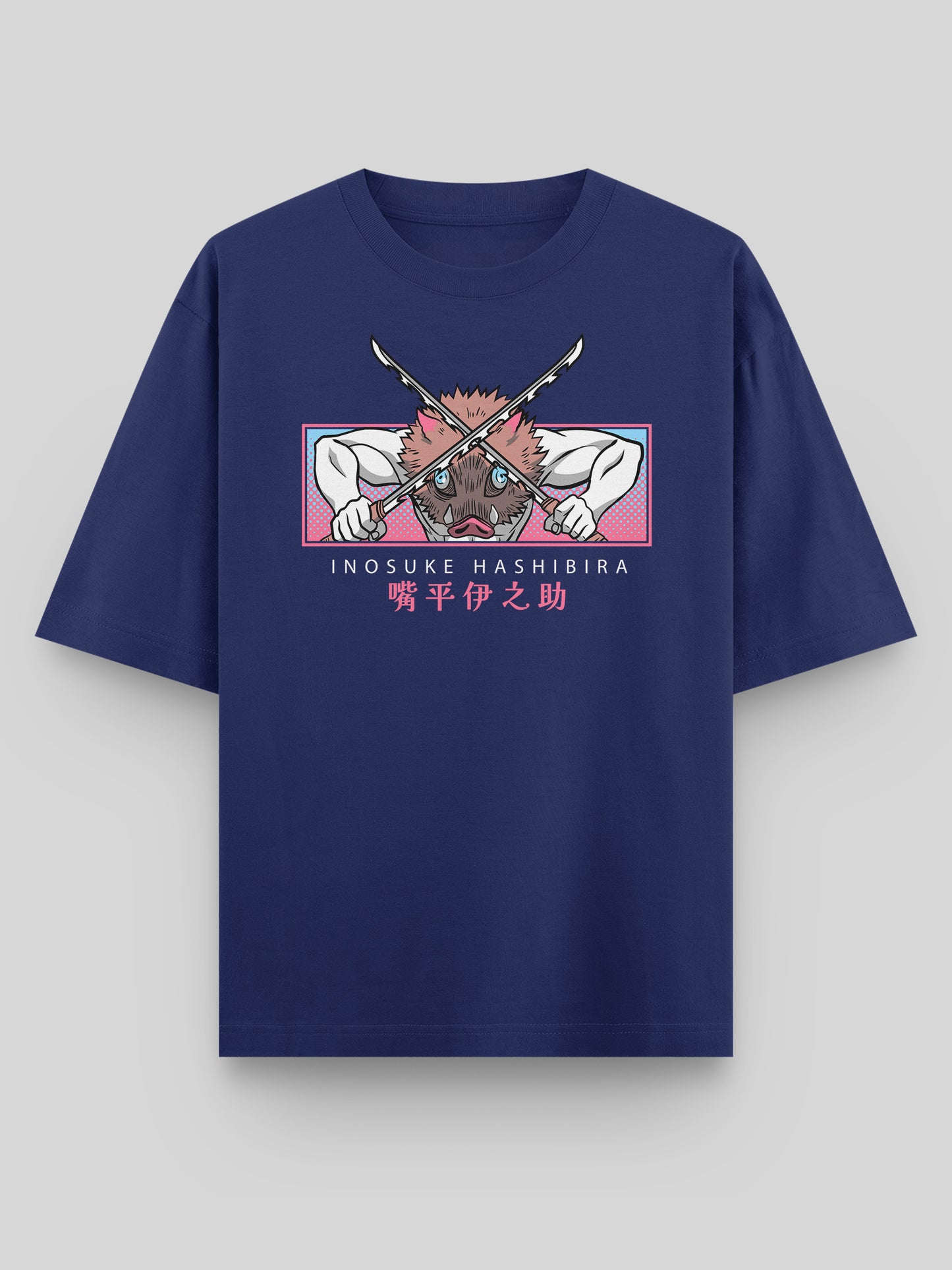Inosuke Oversized Anime T-Shirt – Beast Breathing Editionn