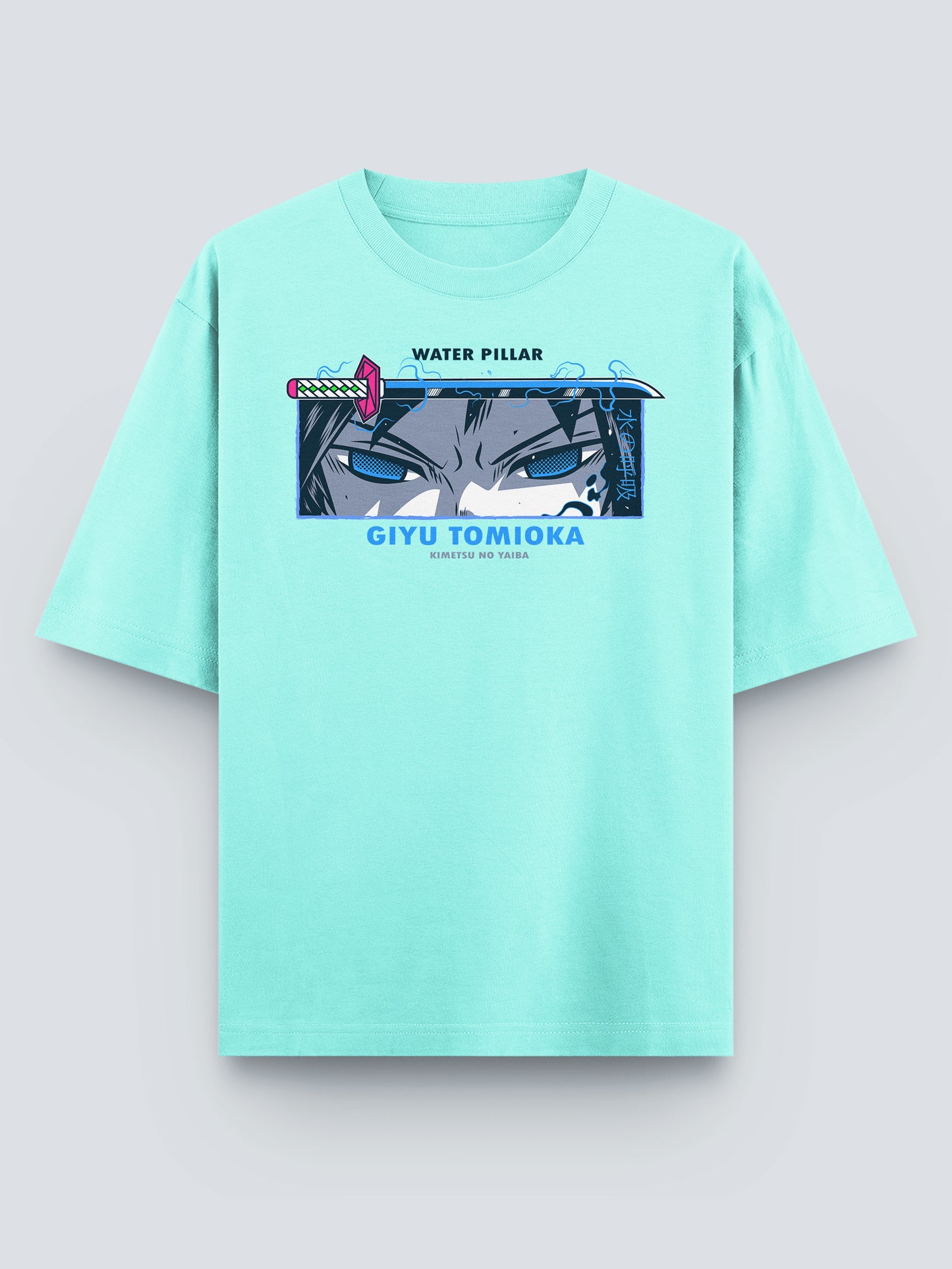 Tomioka Giyu – Water Breathing Oversized T-Shirt