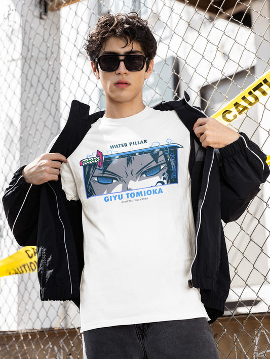 Tomioka Giyu – Water Breathing Oversized T-Shirt