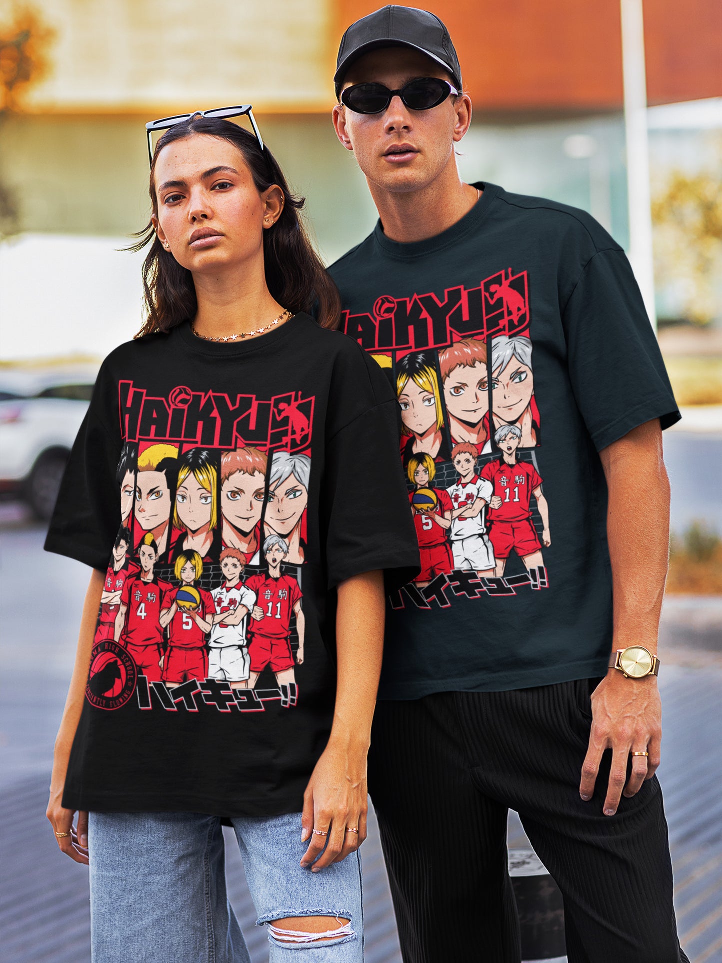 Haikyuu!! Nekoma Squad Oversized T-Shirt