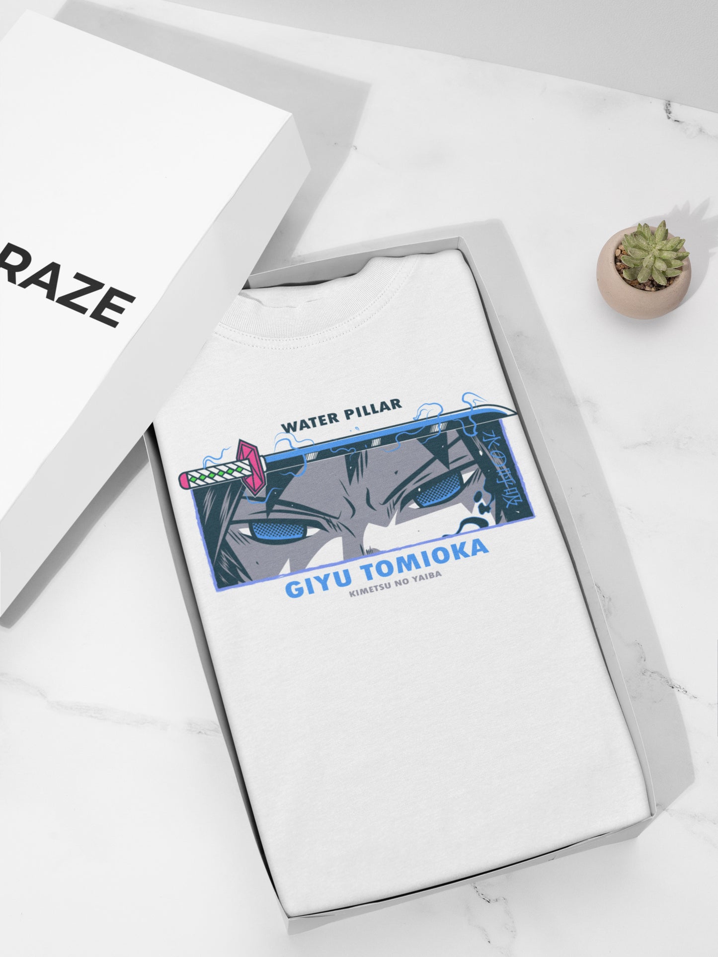 Tomioka Giyu – Water Breathing Oversized T-Shirt